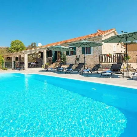Stone Holiday With Pool And Gorgeous Sea Views Rogoznica Villa Rogoznica